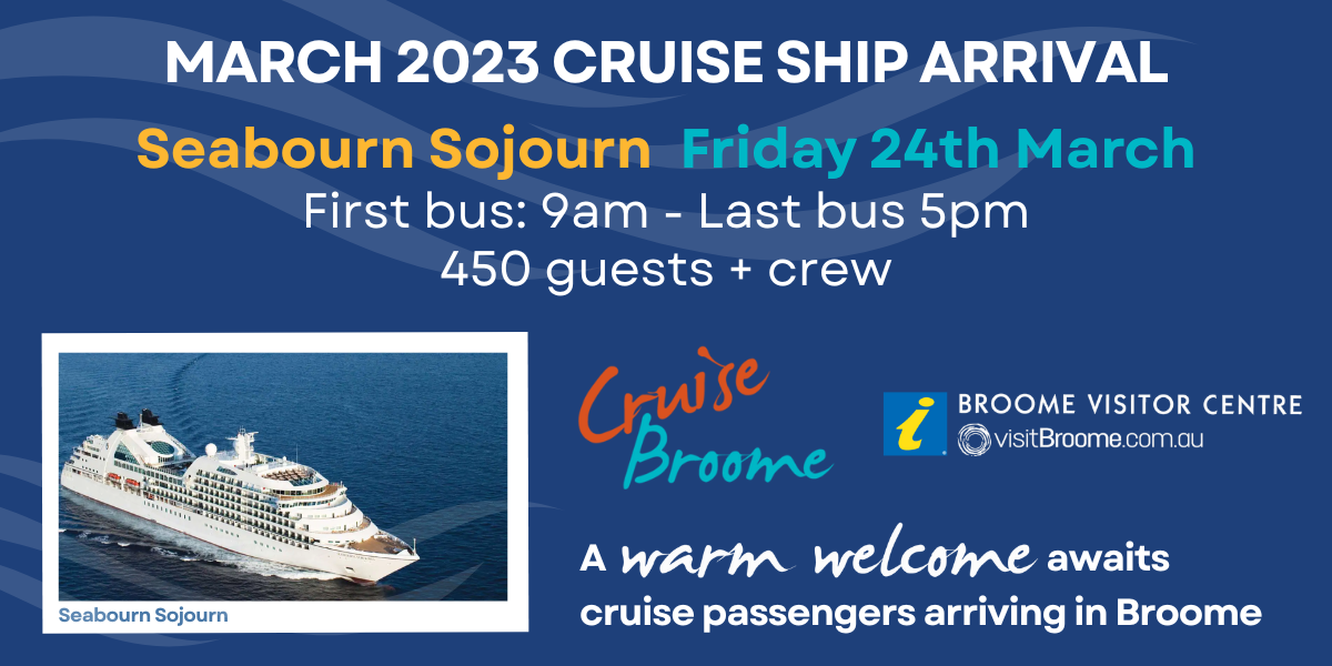 March 2023 Cruise Ship Arrivals in Broome