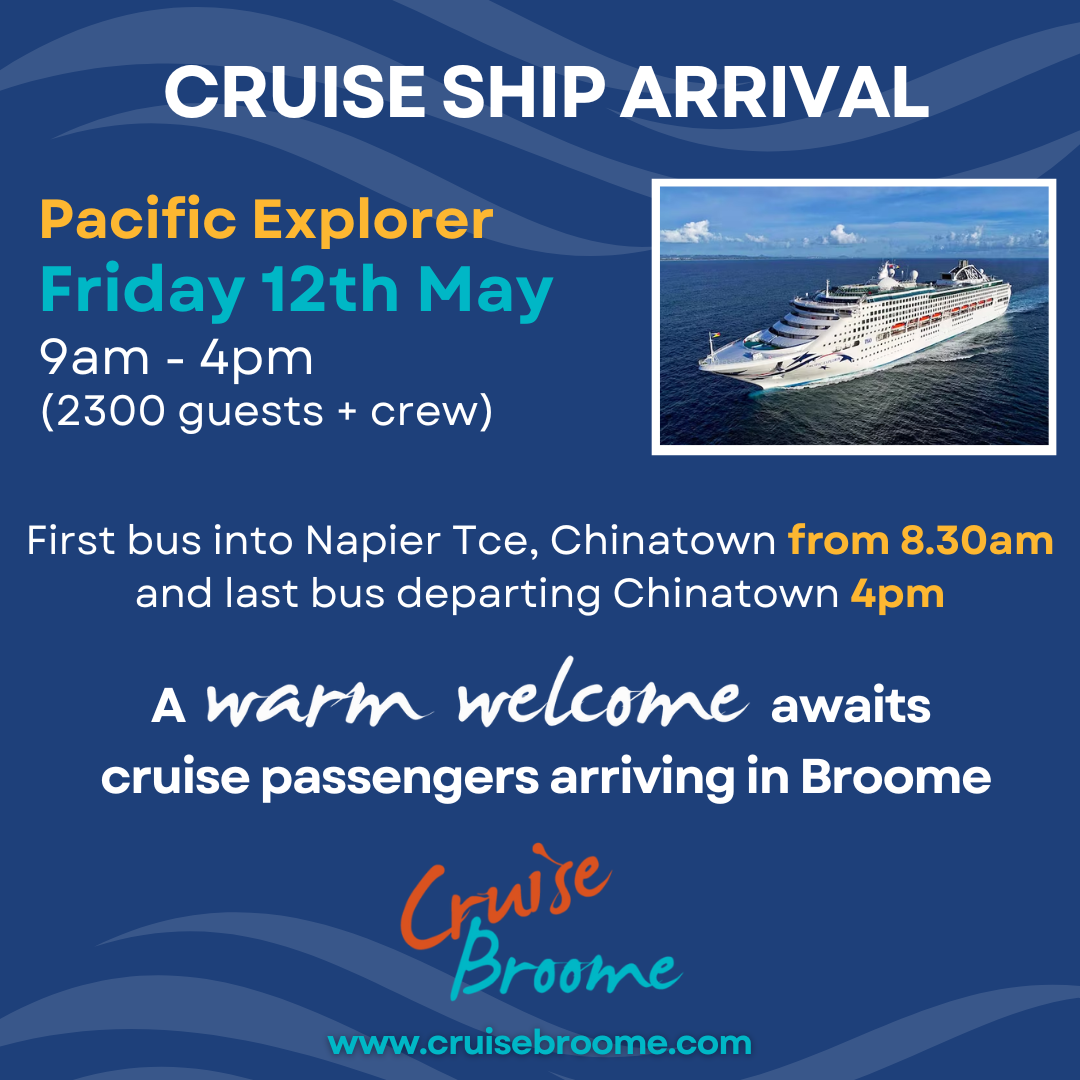 March 2023 Cruise Ship Arrivals in Broome
