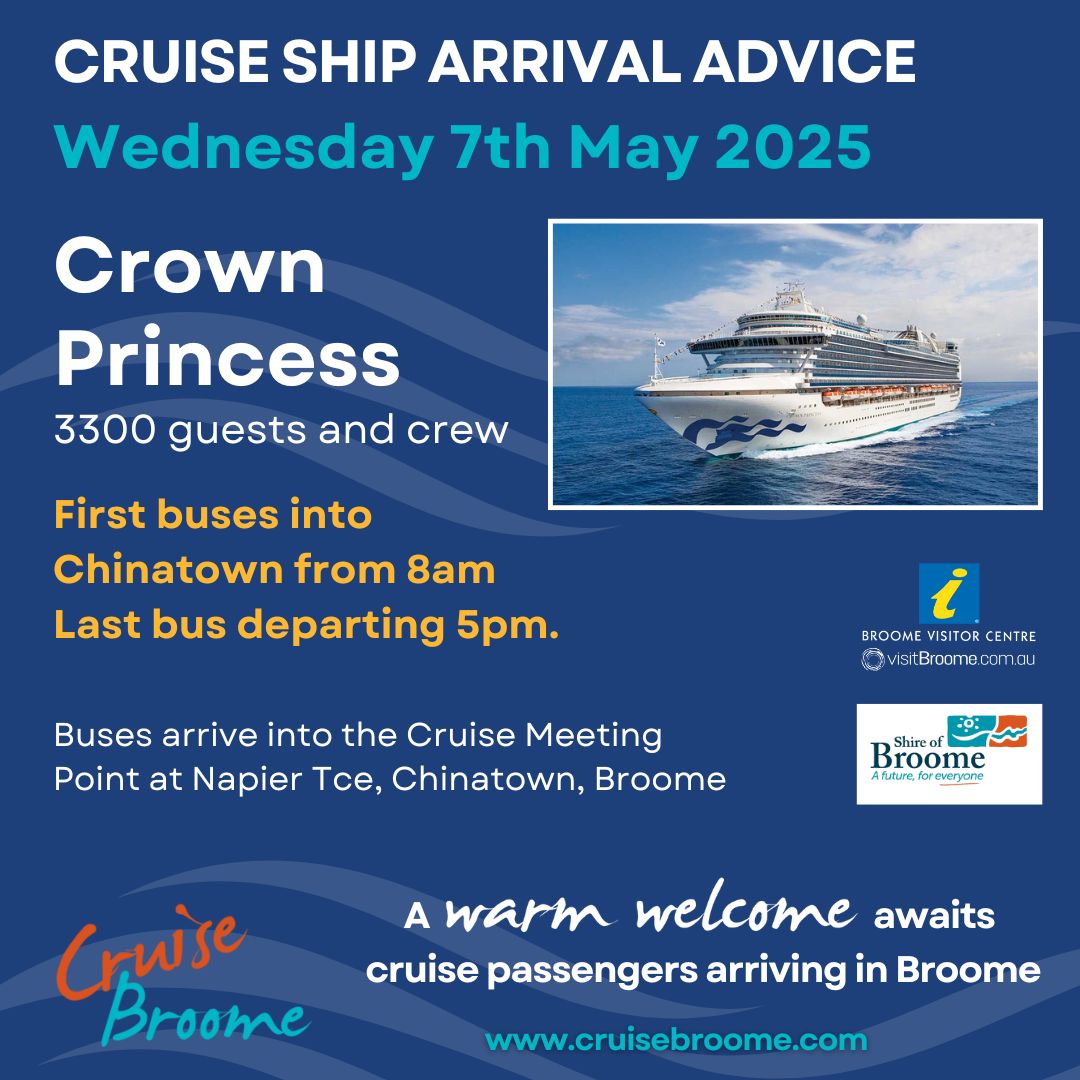 November 2023 Cruise Ship Arrivals in Broome, WA